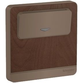 Schneider AvatarOn, Card Switch, 16A, Wood - E8331EKT_WD