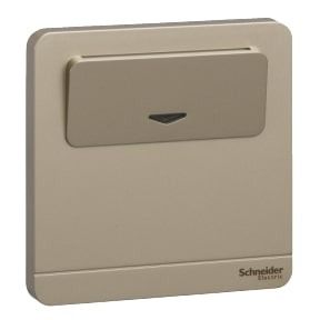 Schneider AvatarOn, Card Switch, 16A, Wine Gold - E8331EKT_WG