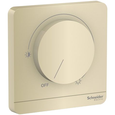 Schneider AvatarOn, Rotary Dimmer, 250VA, Wine Gold - E8331RD250_WG