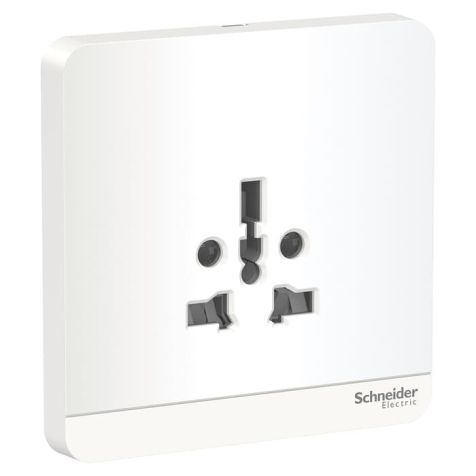 Schneider AvatarOn, Socket Outlet, 2P + 3P, 16A, White - E83426TS_WE
