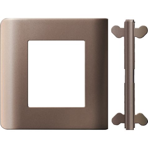 Schneider Zencelo, Frame Tepi & Konektor, Silver Bronze - E8403_36S_SZ
