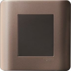Schneider Zencelo, Blank Plate Penutup, Silver Bronze - E8430X_SZ