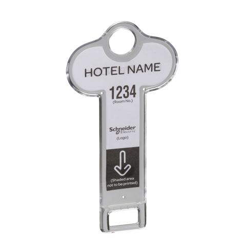 Schneider S-Classic, Key tag, White - EKTU