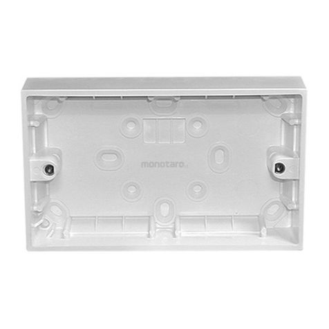 Schneider Accessory 2-gang dp mounting box - ET238D