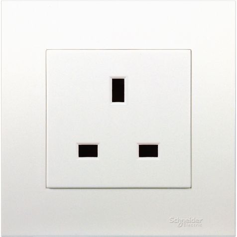 Schneider Vivace, Stop Kontak Ac, White - KB426_WE