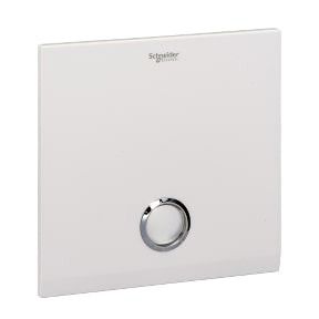 Schneider Ulti - 1 gang impress switch cover plate, pearl White - UC21SW_P_XPW