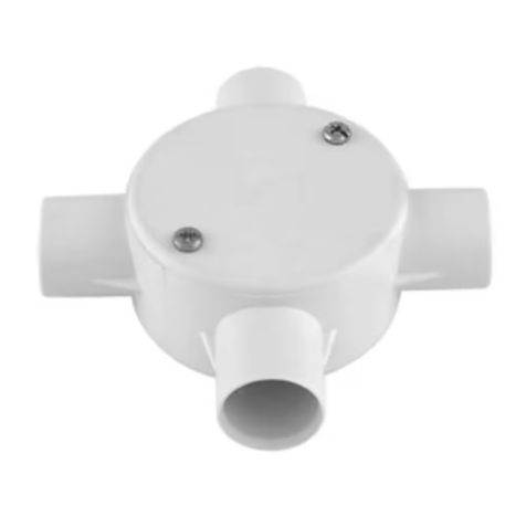 Legrand Intersection 4 Way Box 20Mm C/W Nut - SCB 20-4N