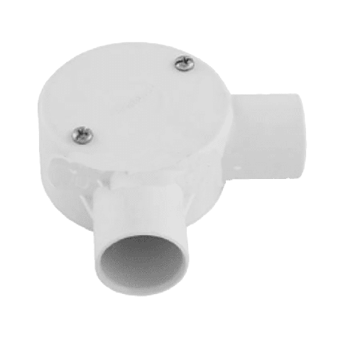 Legrand Angle 2 Way Box 25Mm C/W Nut - SCB 25-2AN