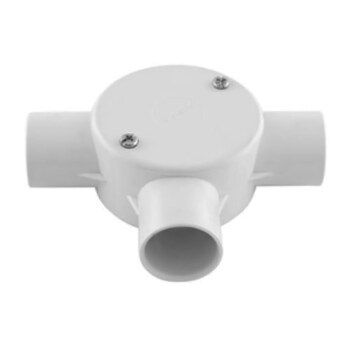 Legrand Tee 3 Way Box 32Mm C/W Nut - SCB 32-3N
