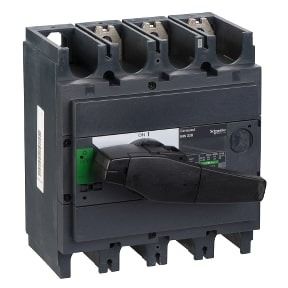 Schneider Compact INS switch disconnector, INS320 , 320 A, standard version with black rotary handle, 3 poles - 31108