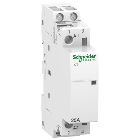 Schneider Acti 9 contactor iCT - 25A - 2NO - 2P - 230...240V 50Hz - A9C20732