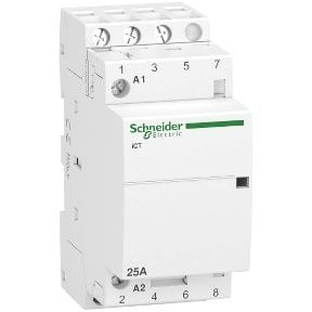 Schneider Acti 9 contactor iCT  - 25A - 3 NO - 3P - 220..240V AC - A9C20833