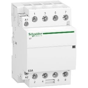Schneider Acti 9 contactor iCT - 63A - 4NO - 4P - 220...240V 50Hz - A9C20864