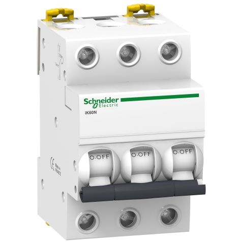Schneider MCB Acti 9 iK60N - 3P - 25A - C curve - miniature circuit breaker - A9K24325
