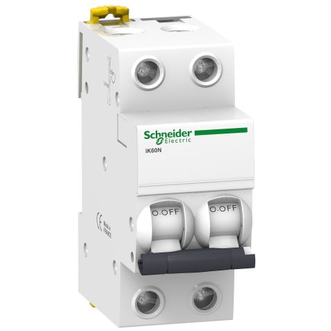 Schneider MCB Acti 9 iK60N - 2P - 32A - C curve - miniature circuit breaker - A9K27232