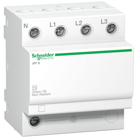 Schneider Acti 9 iPF K 65 - 3P + N - 340V - modular surge arrester - A9L15586