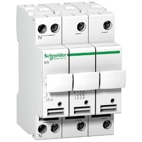 Schneider Acti 9 STI - fuse-disconnector - 3 poles + N - 25 A - for fuse 10.3 x 38 mm - A9N15658