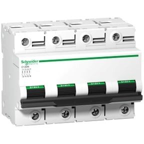 Schneider MCB Acti 9 C120N - 4P - 100A - C curve - circuit breaker - A9N18374