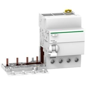 Schneider Acti 9 Vigi iC60 - 4P - 63A - 300mA - AC type - earth leakage add-on block - A9V44463