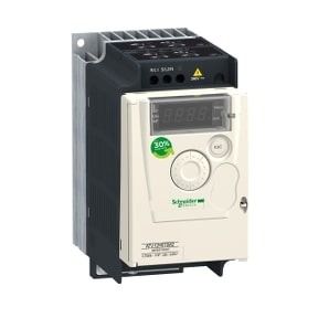 Schneider Altivar Machine 12 - ATV12 - 0.55kW - 0.75hp - 200..240V - 1 phase - with heat sink - variable speed drive - ATV12H055M4