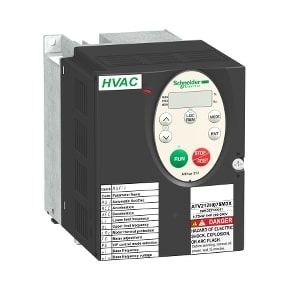 Schneider Altivar Building 212 - ATV212 -  0.75kW - 1hp - 480V - 3 phase - EMC - 1P21 - variable speed drive - ATV212H075N4