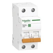 Schneider Domae MCB - 2P, 20 A, C Curve, 6000 A - Miniature circuit breaker - DOMF01220
