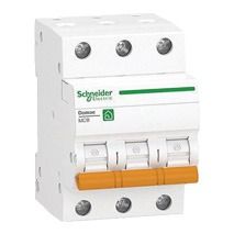 Schneider Domae MCB - 3P, 20 A, C Curve, 6000 A - Miniature circuit breaker - DOMF01320