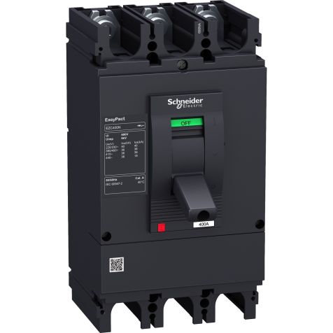 Schneider MCCB Easypact EZC 400N - TMD - 320 A - 3 poles 3d - circuit breaker - EZC400N3320N