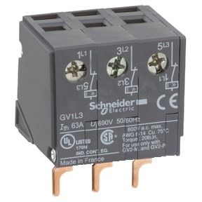 Schneider TeSys GV2 - limiters - on circuit breaker - GV1L3
