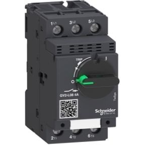 Schneider TeSys GV2 - Circuit breaker - magnetic -  4 A - screw clamp terminals - GV2L08