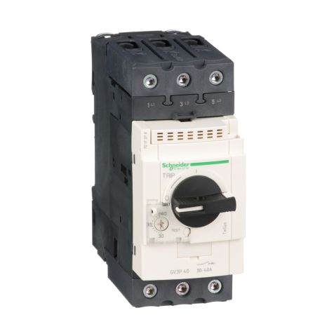 Schneider TeSys GV3 - Circuit breaker - thermal-magnetic - 30...40A - EverLink BTR connectors - GV3P40