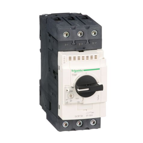 Schneider TeSys GV3 - Circuit breaker - thermal-magnetic - 37…50A - EverLink BTR connectors - GV3P50