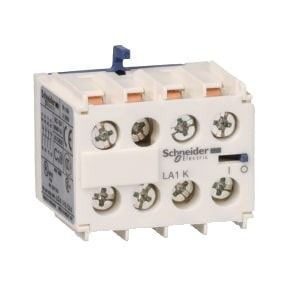 Schneider TeSys K - Auxiliary contact block - 4NC - screw clamps terminals - LA1KN04