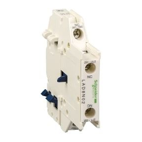 Schneider TeSys D - auxiliary contact block - 2NC - screw clamp terminals - LAD8N02