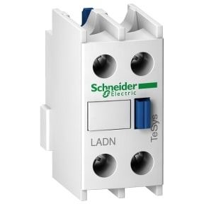 Schneider TeSys D - auxiliary contact block - 2NC - screw-clamps terminals - LADN02