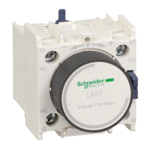 Schneider TeSys D - time delay auxiliary contact block - 1NO+1NC - screw clamp terminals - LADR2