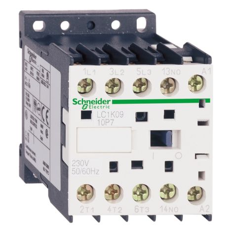 Schneider Kontaktor TeSys K - 3P, 1NO, 12A, 24V, AC coil, AC-3 -<= 440 V - LC1K1210B7