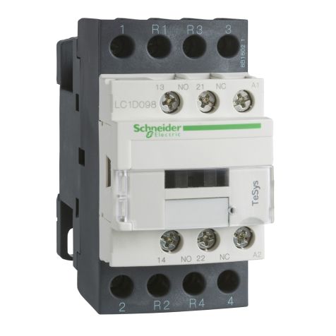 Schneider Kontaktor TeSys D - 4P, 25A, 220V, AC coil, 2NO+2NC, AC-3 -<=440V - LC1D128M7