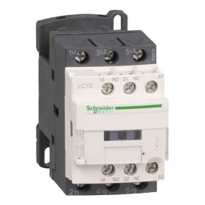Schneider Kontaktor TeSys D - 3P, 18A, 380V, AC coil, 3NO, AC-3 -<=440V - LC1D18Q7
