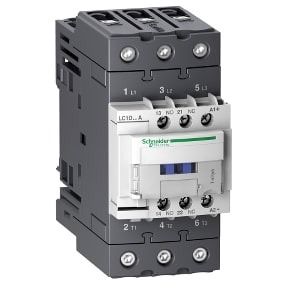 Schneider Kontaktor TeSys D - 3P, 65A, 24V, DC coil, 3NO, AC-3 -<=440V - LC1D65ABD