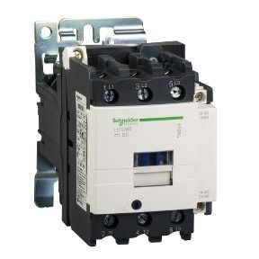 Schneider Kontaktor TeSys D - 3P, 80A, 24V, DC coil, 3NO, AC-3 -<=440V - LC1D80BD
