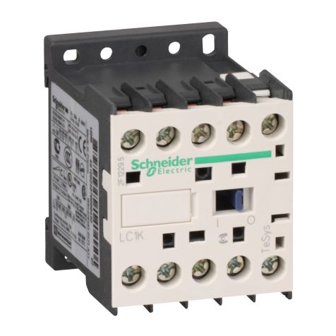 Schneider Kontaktor TeSys K - 3P, 1NC, 9A, 220-230V, AC coil, AC-3 -<= 440 V - LC1K0901M7
