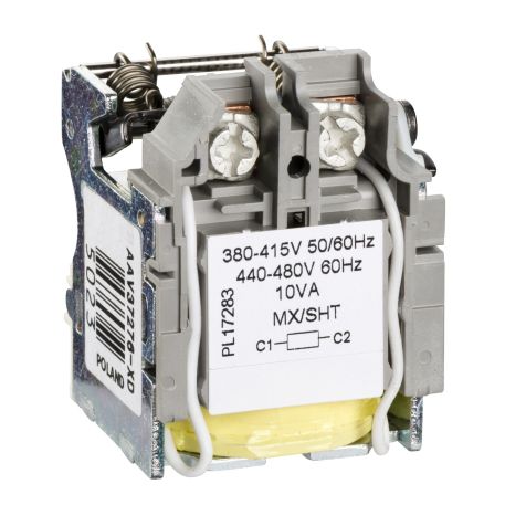 Schneider Compact NSX <630 shunt trip voltage release MX - 440..480V 60Hz, 380..415V 50/60Hz - LV429388