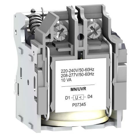 Schneider Compact NSX <630 undervoltage release MN - 208..277V 60Hz, 220..240V 50/60Hz - LV429407