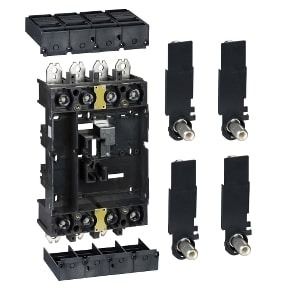 Schneider Compact NSX <630 plug-in base kit - 4 poles - for NSX400..630 - LV432539