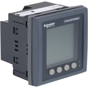 Schneider PM5330 powermeter w modbus - upto 31st H - 256K 2DI/2DO 35alarms - flush mount - METSEPM5330