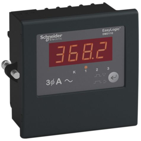 Schneider EasyLogic - Digital Panel Meter DM3000 - Ampermeter - three phases - METSEDM3110