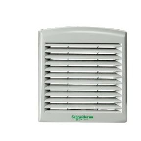 Schneider ClimaSys CA outlet grille plast cut out 223x223mm ext dim 268x248mm IP54 - NSYCAG223LPF