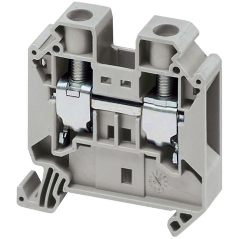 Schneider Linergy TR Linergy passthrough terminal block - 16mm - 76 A - single-level 1x1 screw - grey - NSYTRV162