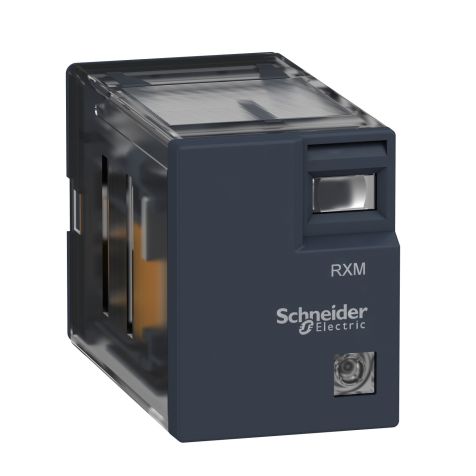 Schneider Zelio RXM - Relay Miniature Plug-in relay 2L - 2 C/O - 230V AC - 5A - with LED - RXM2LB2P7